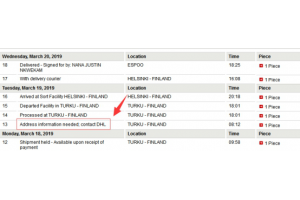 國際快遞中為什么會產生更改地址費？
