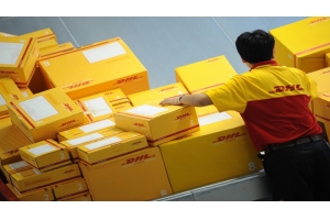 DHL臨時限量，中國每個提貨點限100KG/天