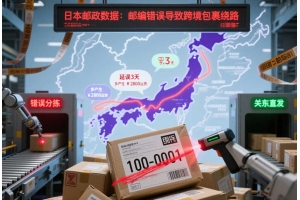 日本郵政編碼填錯一次，可能讓你的貨繞半個日本