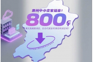 惠州中小賣家福音！800美元免稅取消后，云倉代發如何保住利潤空間？