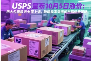 USPS宣布10月5日漲價：四大包裹服務全面上調，跨境賣家需提前布局運費策略