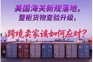 美國海關新規落地，整柜貨物查驗升級，跨境賣家該如何應對？