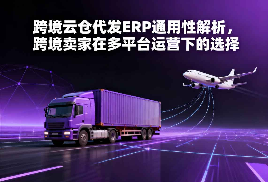 跨境云倉代發ERP通用性解析，跨境賣家在多平臺運營下的選擇