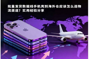 批量發貨數據線手機殼到海外倉應該怎么選物流渠道？實用經驗分享