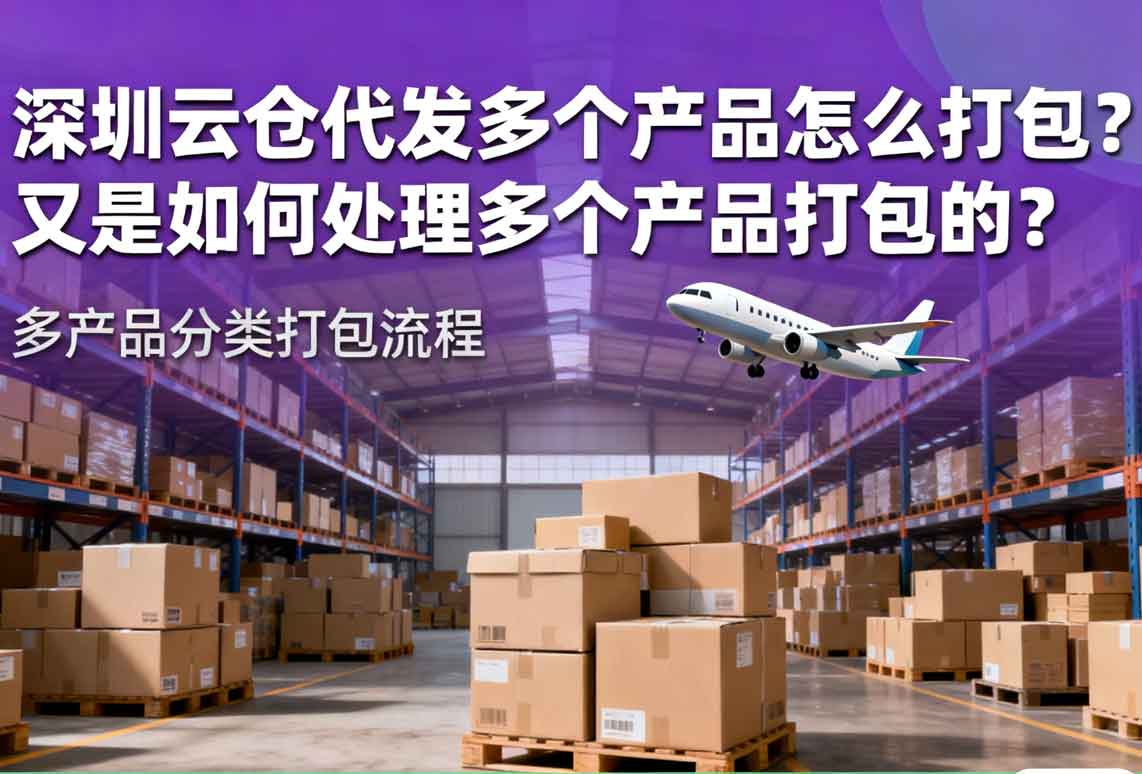 深圳云倉代發多個產品怎么打包？又是如何處理多個產品打包的？