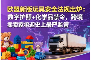 歐盟新版玩具安全法規出爐：數字護照+化學品禁令，跨境賣家將迎史上最嚴監