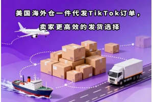 <b>美國海外倉一件代發TikTok訂單，賣家更高效的發貨選擇</b>