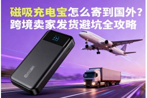 磁吸充電寶怎么寄到國外？跨境賣家發貨避坑全攻略