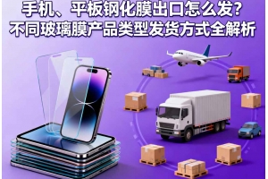 手機、平板鋼化膜出口怎么發？不同玻璃膜產品類型發貨方式全解析