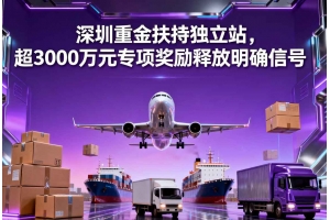 深圳重金扶持獨立站，超3000萬元專項獎勵釋放明確信號