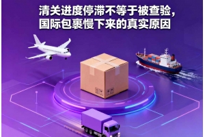 清關進度停滯不等于被查驗，國際包裹慢下來的真實原因