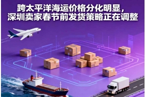 跨太平洋海運價格分化明顯，深圳賣家春節前發貨策略正在調整