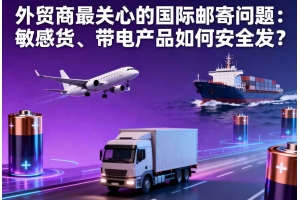 外貿商最關心的國際郵寄問題：敏感貨、帶電產品如何安全發？