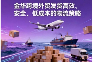 金華跨境外貿發貨高效、安全、低成本的物流策略