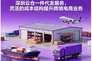 深圳云倉一件代發服務，靈活的成本結構提升跨境電商業務