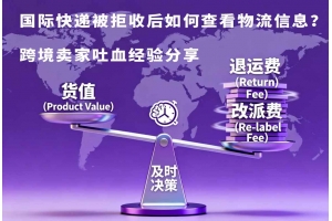 國際快遞被拒收后如何查看物流信息？跨境賣家吐血經驗分享