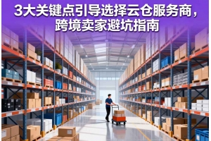 3大關鍵點引導選擇云倉服務商，跨境賣家避坑指南
