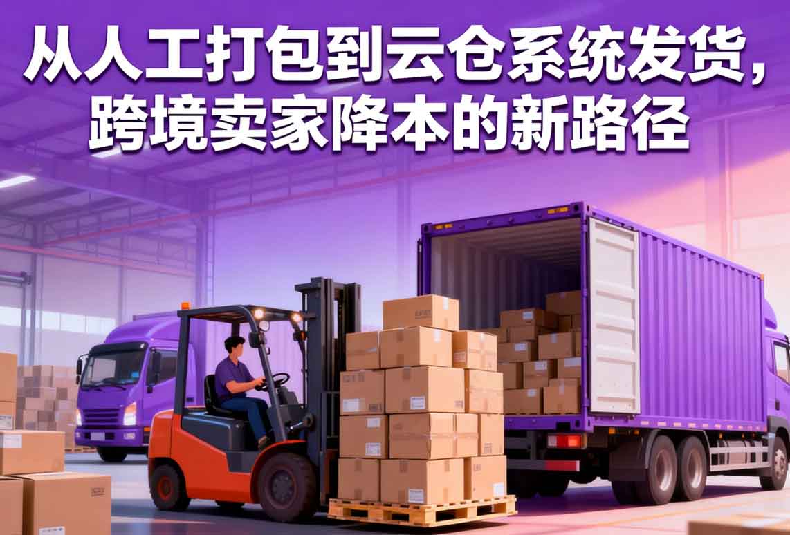 從人工打包到云倉系統發貨，跨境賣家降本的新路徑