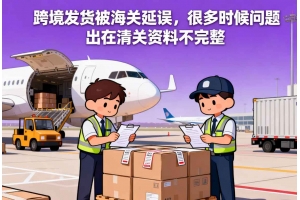 跨境發貨被海關延誤，很多時候問題出在清關資料不完整