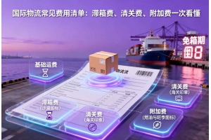 國際物流常見費用清單：滯箱費、清關費、附加費一次看懂