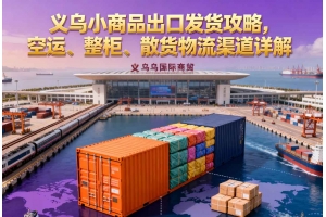 義烏小商品出口發貨攻略,空運、整柜、散貨物流渠道詳解
