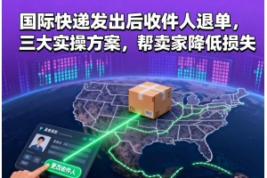 國際快遞發出后收件人退單，三大實操方案，幫賣家降低損失