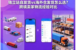 獨立站自發貨 vs 海外倉發貨怎么選？跨境賣家物流經驗對比