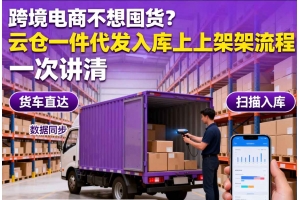 跨境電商不想囤貨？云倉一件代發入庫上架流程一次講清