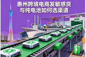 惠州跨境電商發敏感貨與純電池如何選渠道