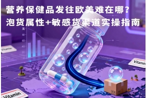 營養保健品發往歐美難在哪？泡貨屬性+敏感貨渠道實操指南