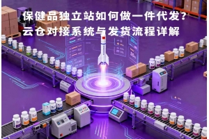 保健品獨立站如何做一件代發？云倉對接系統與發貨流程詳解