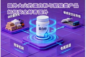 國外大火的蛋白粉與肌酸類產品如何安全郵寄國外