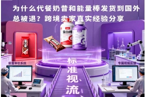 為什么代餐奶昔和能量棒發貨到國外總被退？跨境賣家真實經驗分享