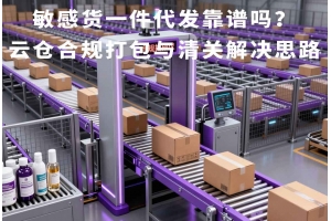 敏感貨一件代發靠譜嗎？云倉合規打包與清關解決思路