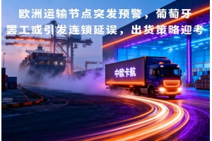 歐洲運輸節點突發預警，葡萄牙罷工或引發連鎖延誤，出貨策略迎考