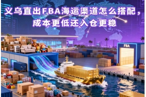 義烏直出FBA海運渠道怎么搭配，成本更低還入倉更穩(wěn)