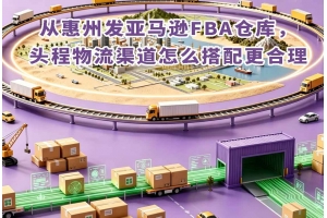 從惠州發亞馬遜FBA倉庫，頭程物流渠道怎么搭配更合理