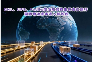 DHL、UPS、FedEx燃油附加費集體高位運行 國際物流成本進入新階段